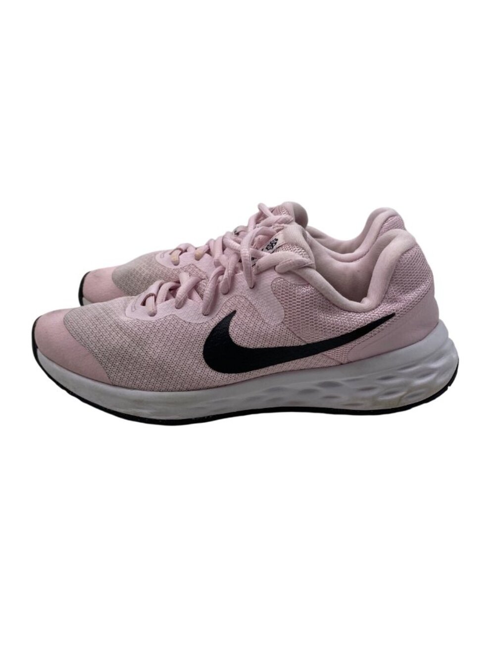 Nike Kids Revolution 6 Running Shoes Pink Foam/Black 5 Youth